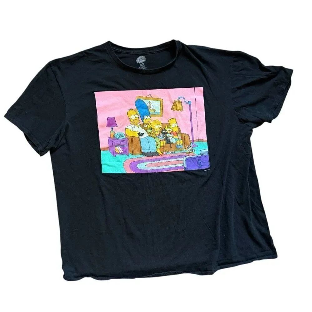 Womens The Simpsons Classic Family Shot Throwback 90s Vintage Tee Shirt - Sz 2X